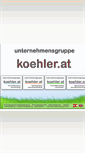 Mobile Screenshot of koehler.at